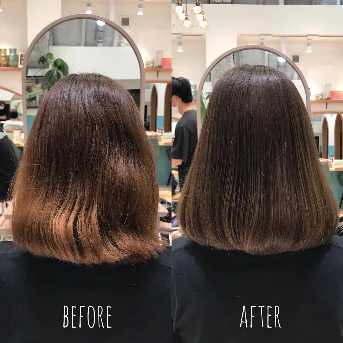 カラー 🍎大人可愛い小顔 ボブ🍏shioのヘアスタイル