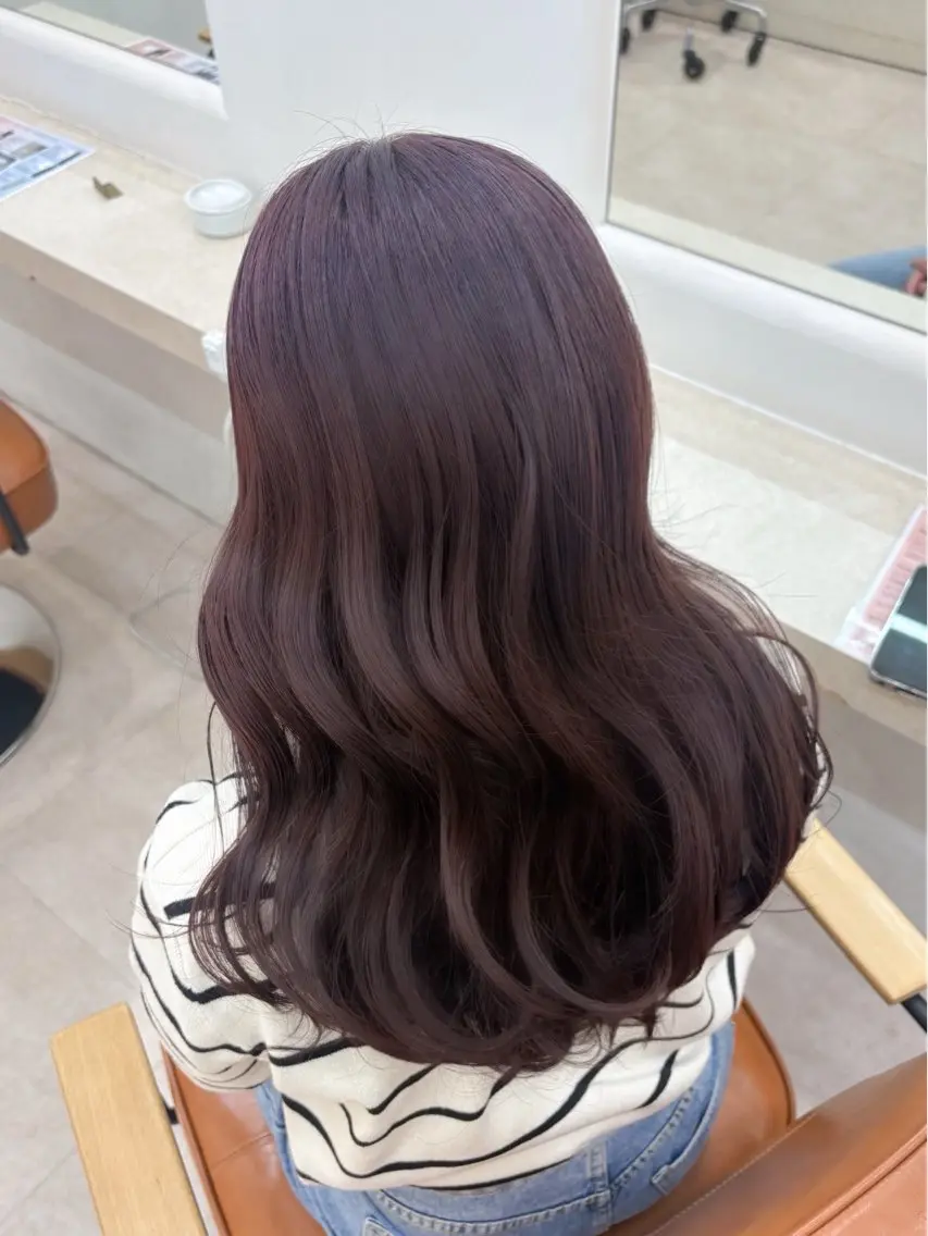 ロング カラー 🎀りこ/ 透明感カラー🫧🎀のヘアスタイル