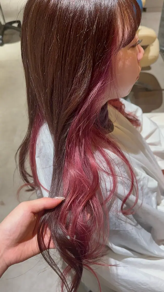 ロング 松本 夢叶のヘアスタイル