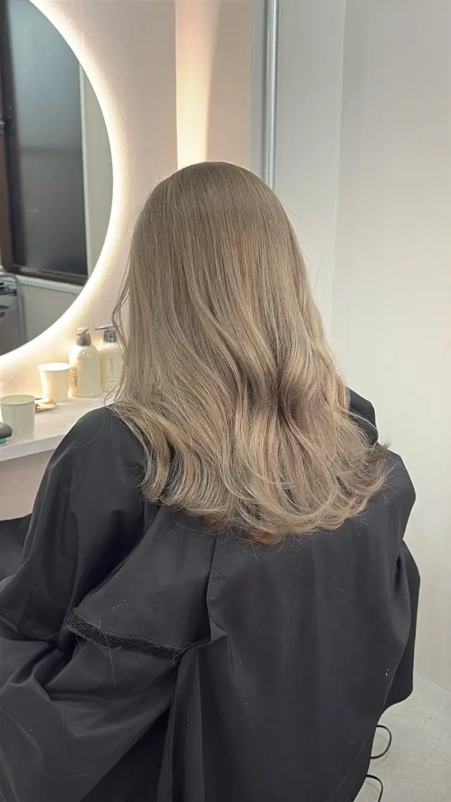 セミロング カラー ヘアカラー ALLEN hair 梅田店のヘアスタイル
