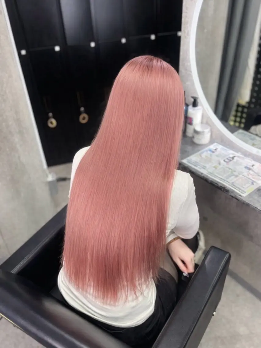 ロング カラー ヘアカラー トリートメント ヘアセット ショート/ブリーチ/ ボブ渋谷🌹のヘアスタイル
