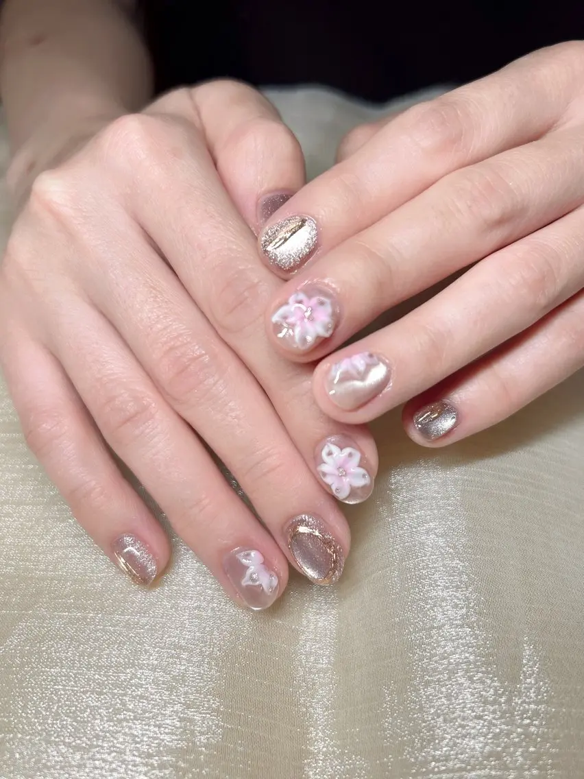 ネイル マグネットネイル 持ち込み LUKA NAILのネイルデザイン