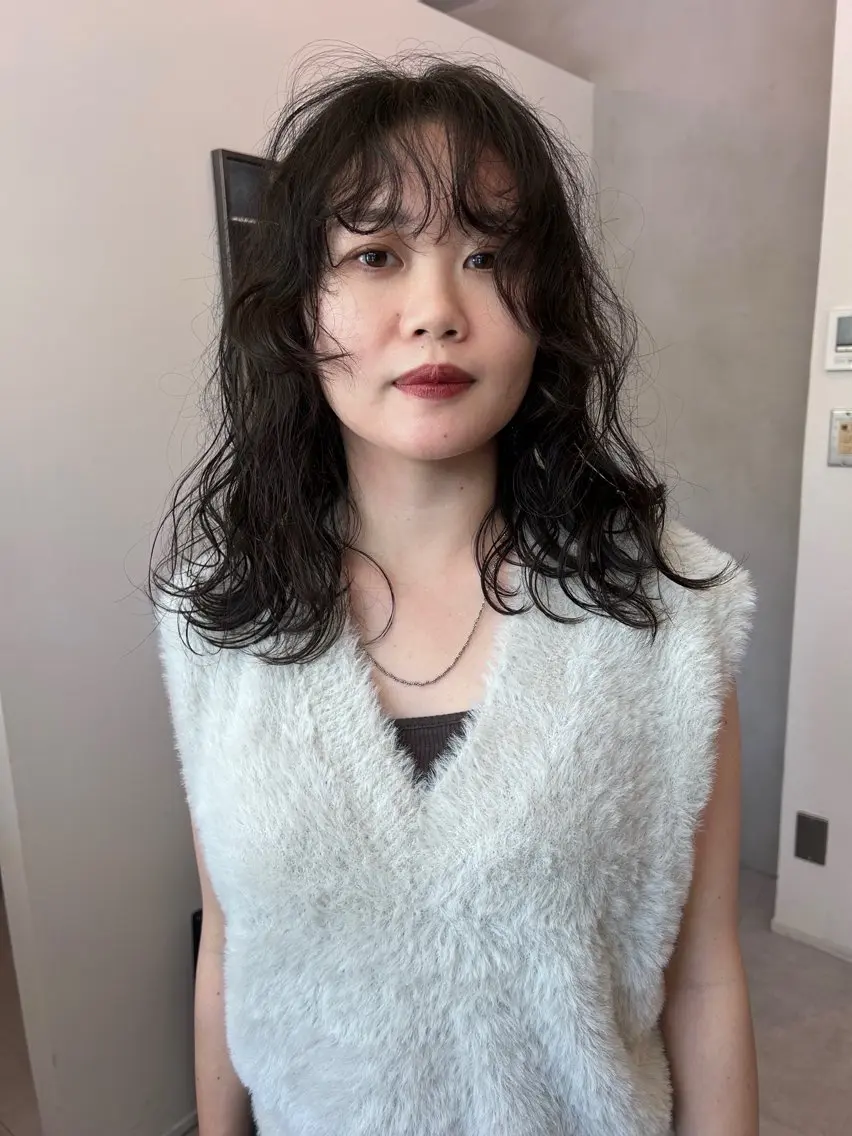 パーマ Miku / カットモデル伏見 栄のヘアスタイル
