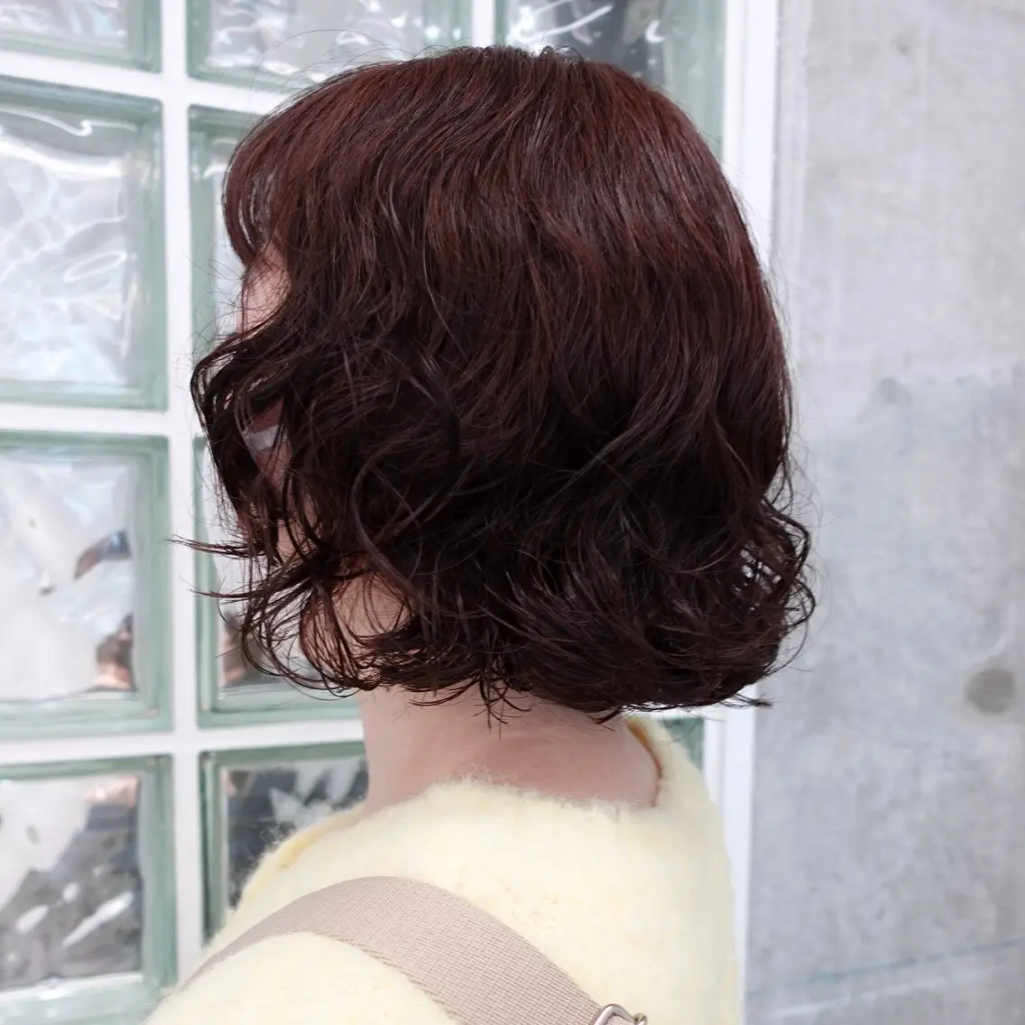 ショート カラー パーマ ヘアアレンジ ブラウンカラー ラベンダーカラー ピンクカラー ボブ カット ヘアカラー パーマ 🌐サトウ リョウ🌐のヘアスタイル