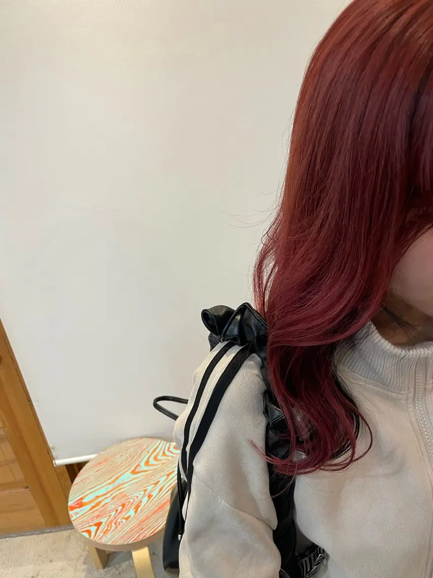 セミロング カラー ヘアカラー みやした もあのヘアスタイル