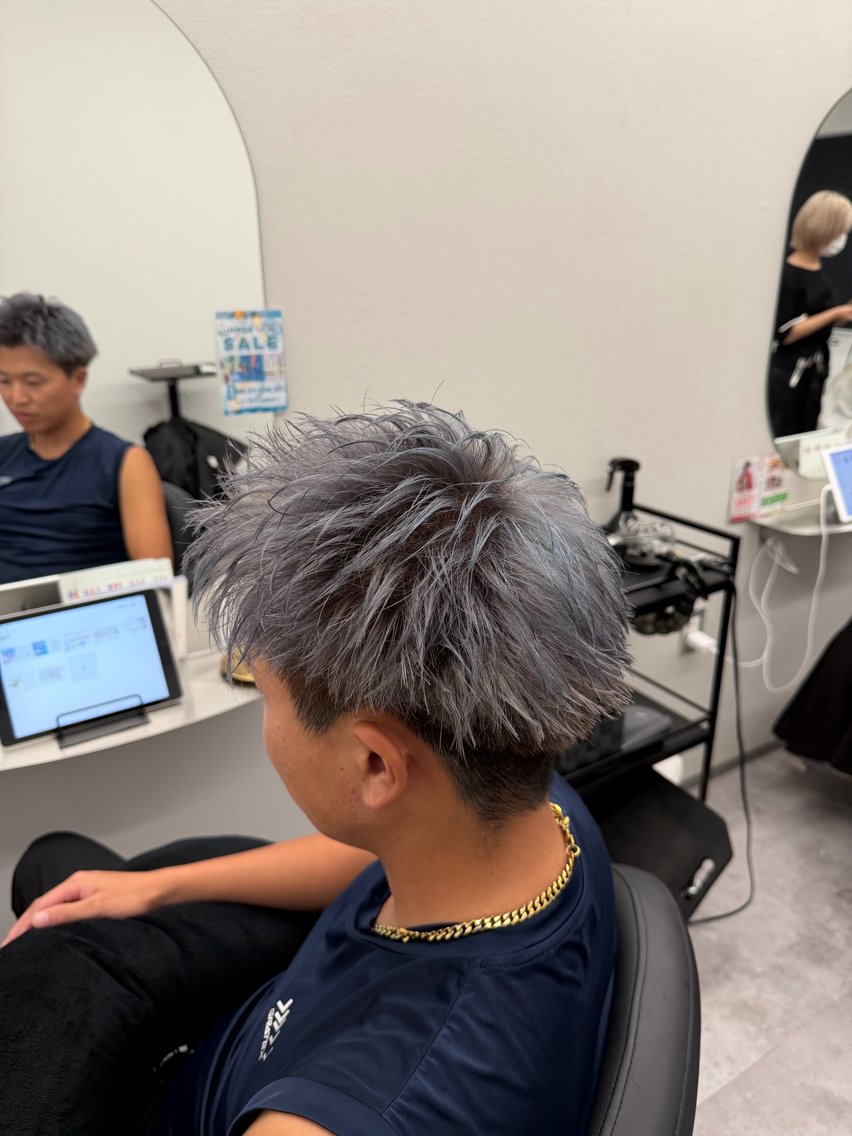 ショート メンズ 【メッシュ×パーマ】 ❤️🔥Koukiのヘアスタイル