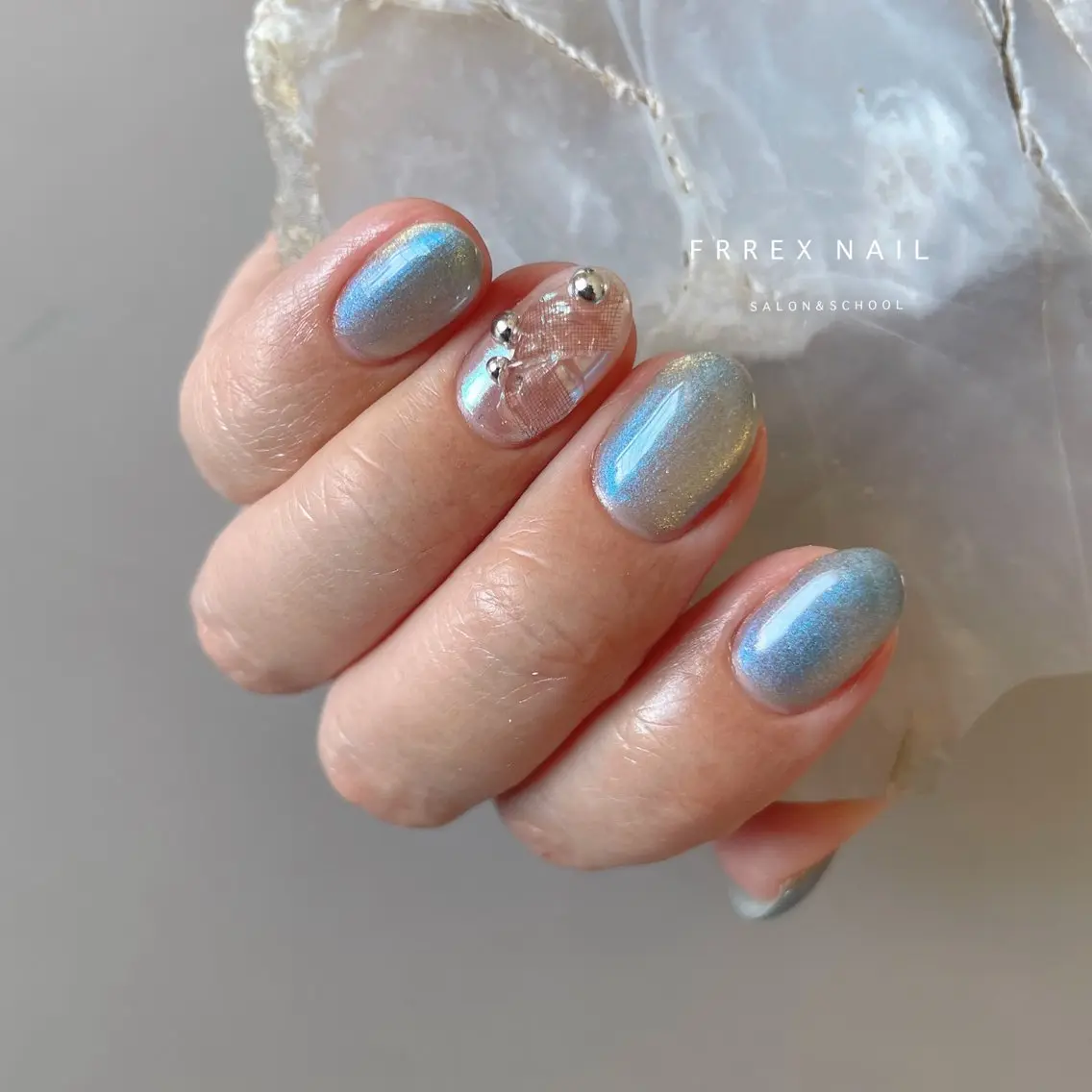 ネイル マグネットネイル ハンドネイル ハンドケア freex nail /ニュアンス/個性派のネイルデザイン