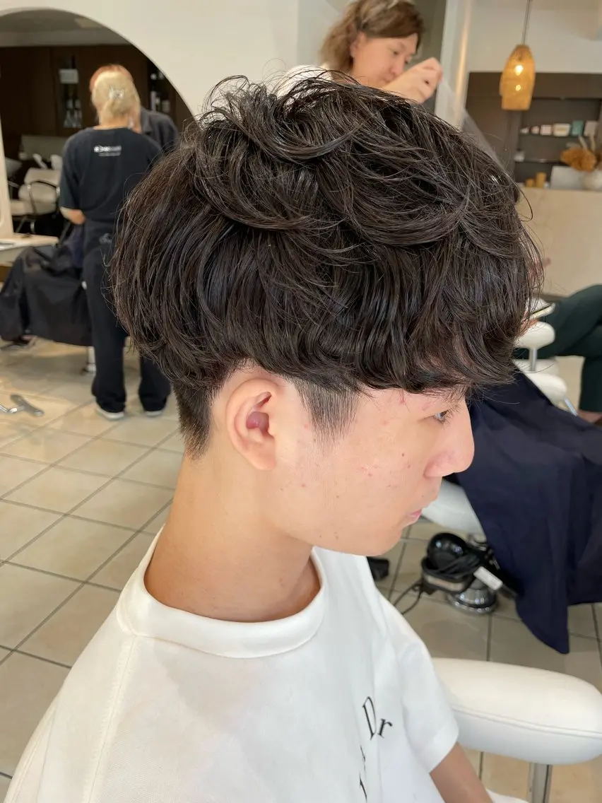 カット＋ニュアンスパーマ＋3ステップトリートメントの写真