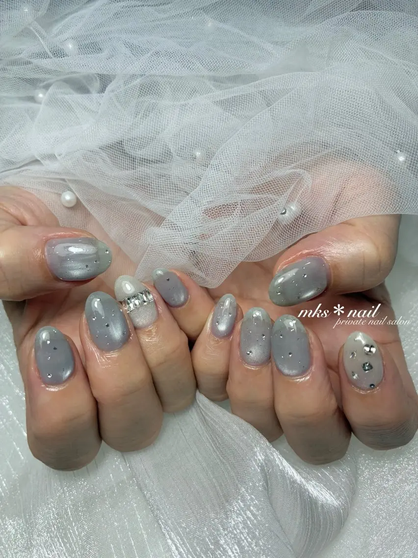 ネイル mks＊nail //  枚方長尾のネイルデザイン