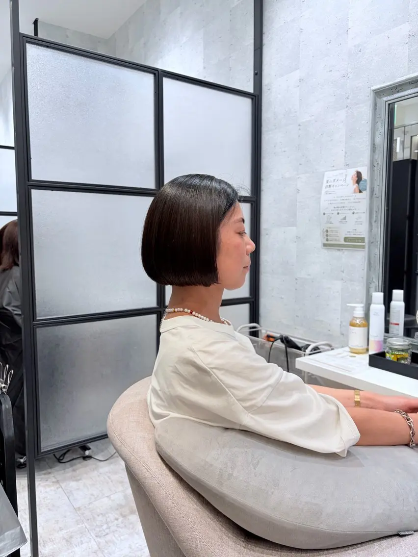 ショート ショートヘア カット ヘアカラー 白髪ぼかし | ヨッシーのヘアスタイル