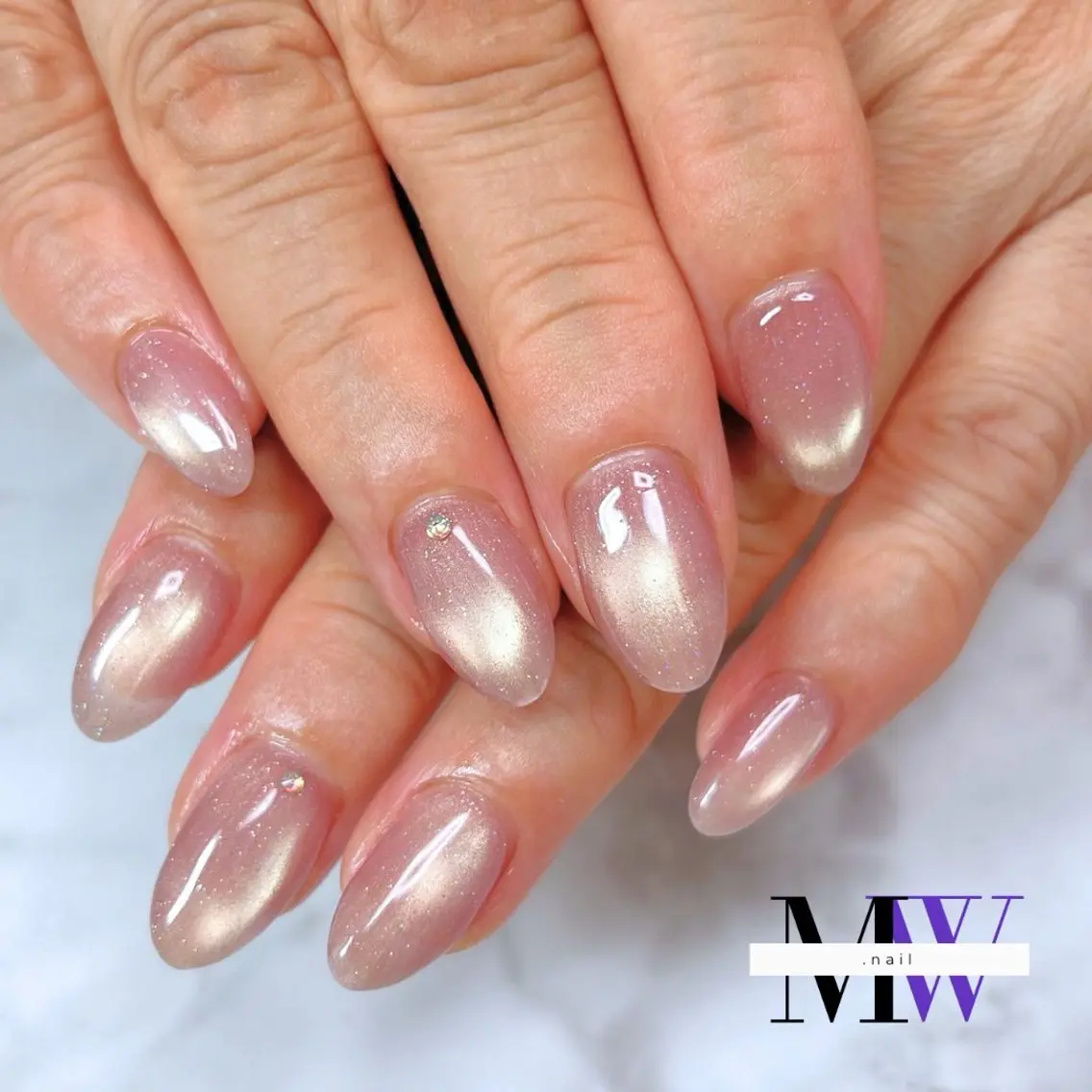 ネイル マグネットネイル ハンドネイル MW .nailのネイルデザイン
