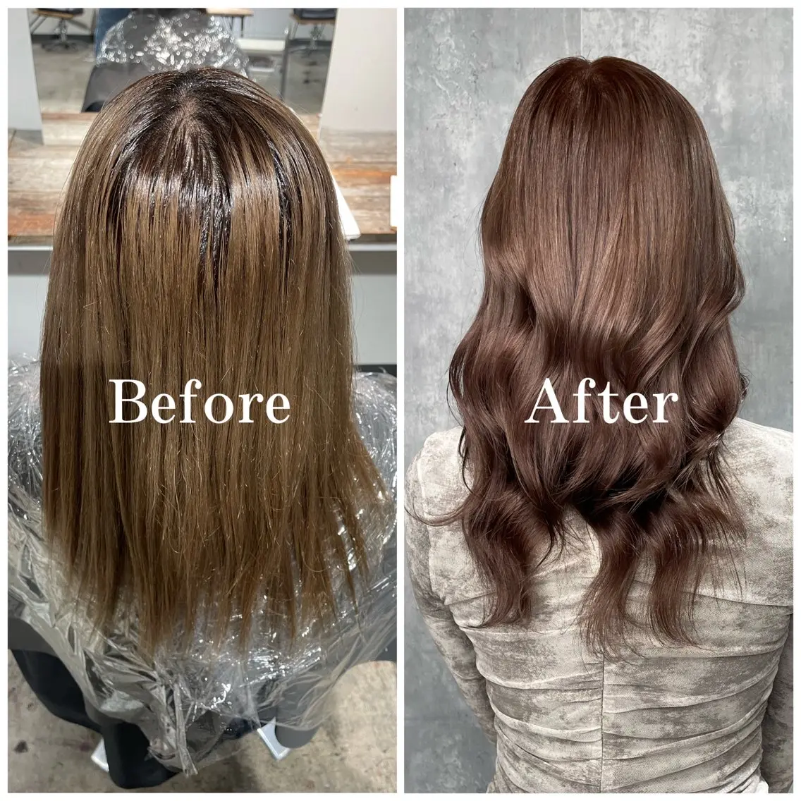 セミロング カラー ブリーチ 透明感カラー デザインカラー ハイトーンカラー ムラ修正/ ハイトーン💖Riaのヘアスタイル