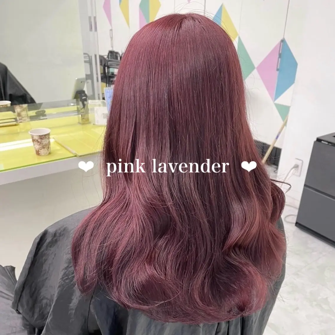 セミロング カラー ヘアカラー トリートメント ヘッドスパ 艶髪/韓国スタイル 🤍りんのヘアスタイル