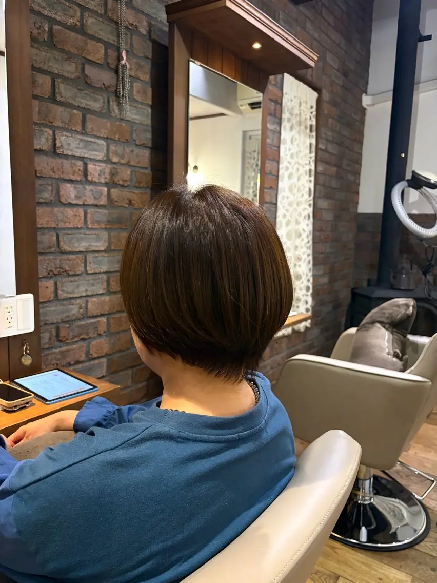 ショート 井上 結衣のヘアスタイル