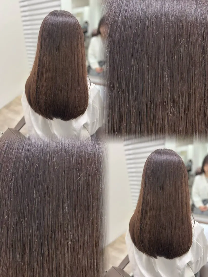 ロング カラー 髪質改善🎀うる ツヤカラー🩷きららのヘアスタイル