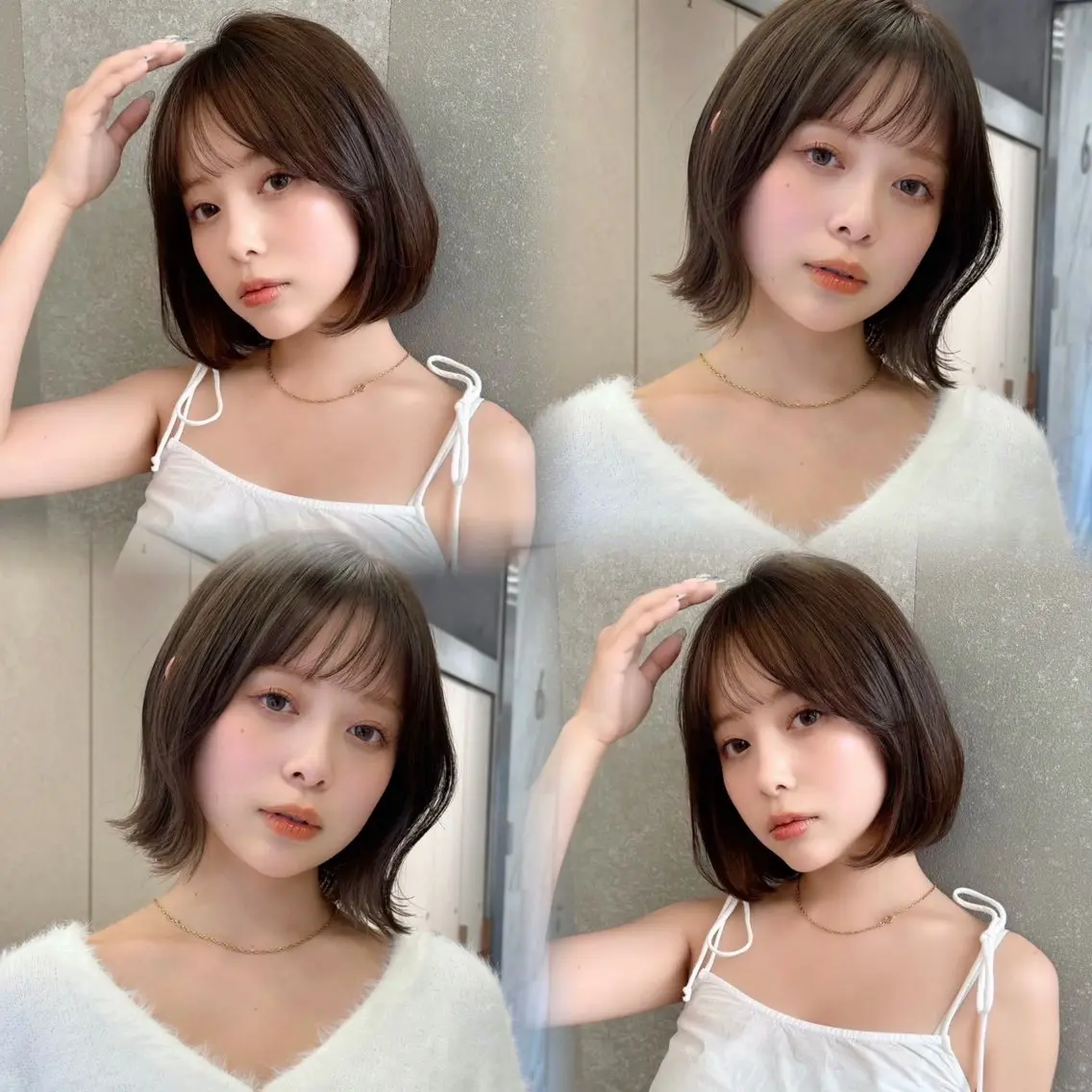 【🫧前髪・お顔周りのうねり気になる方🫧】カット✂️➕前髪縮毛矯正➕1step treatment💖の写真