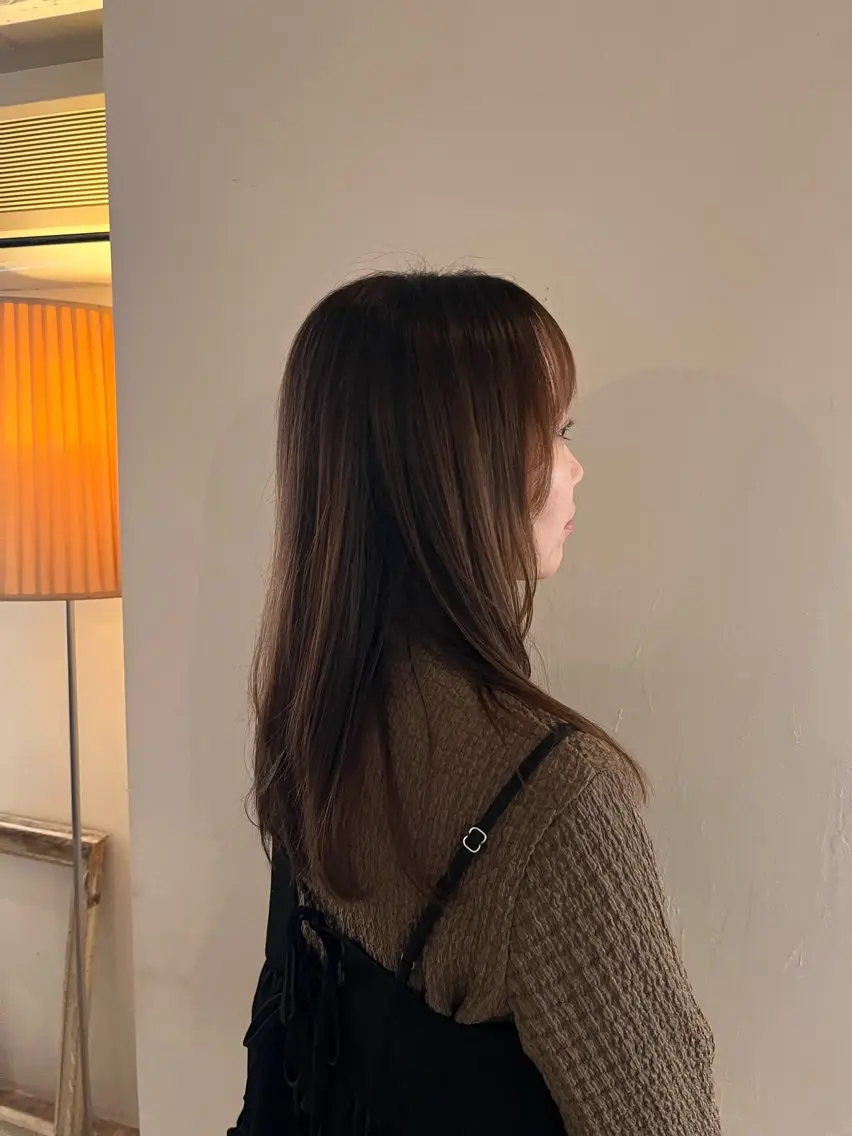 セミロング レイヤーカット 美容室はなこ/万代 /みなみのヘアスタイル