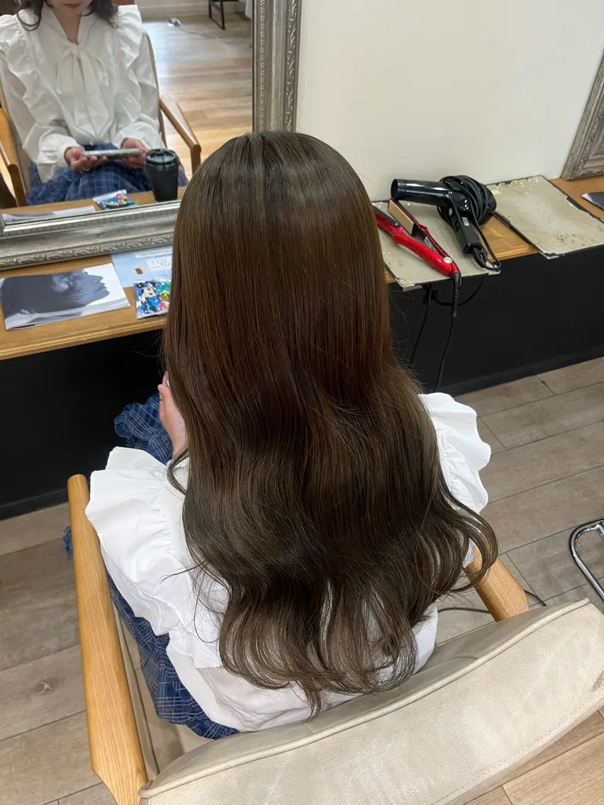 ロング ヘアカラー トリートメント みゆ/ カラーリスト🎀のヘアスタイル