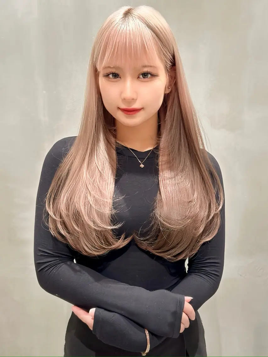 ロング レイヤーカット カット ヘアカラー トリートメント 🥇KEN /レイヤー/カラーのヘアスタイル