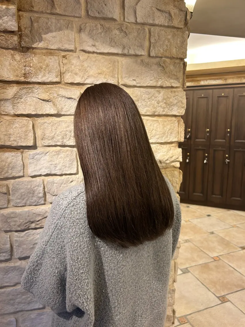 カラー ブラウンカラー イルミナカラー 玉寄 きらのヘアスタイル