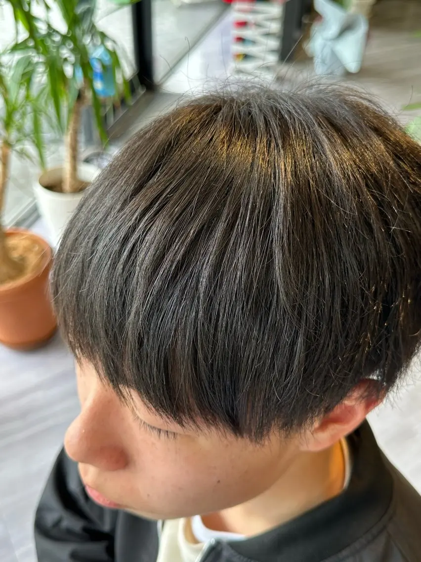 パーマ メンズ メンズパーマ ストレートパーマ arika オケシ　リョウダイのヘアスタイル