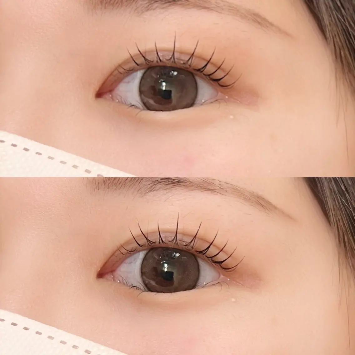 マツエク・マツパ 束感まつ毛 パリジェンヌラッシュリフト まつげパーマ 一重×まつ毛パーマ ♡fein. beauty♡のマツエク・マツパデザイン