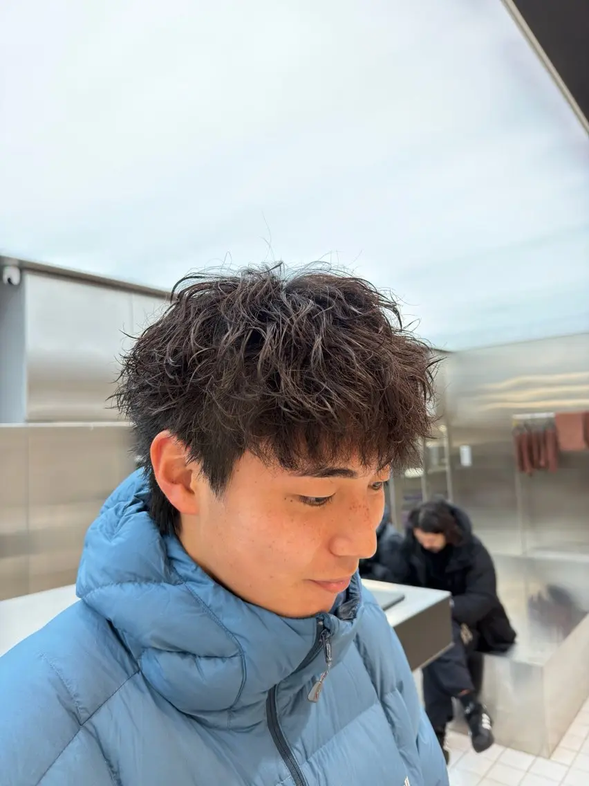 ショート パーマ カット パーマ fifth 児玉達哉 当日予約🙆のヘアスタイル