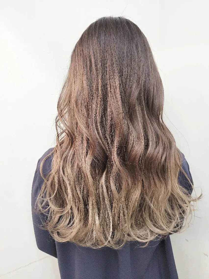 ロング カラー ダブルカラーモデル☆ SHUNYAのヘアスタイル