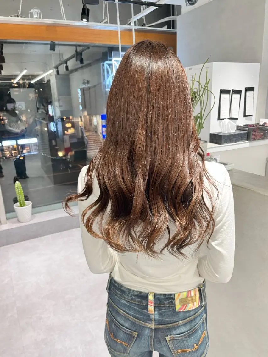 ロング カラー 東谷栞里 /カラーモデル募集中のヘアスタイル