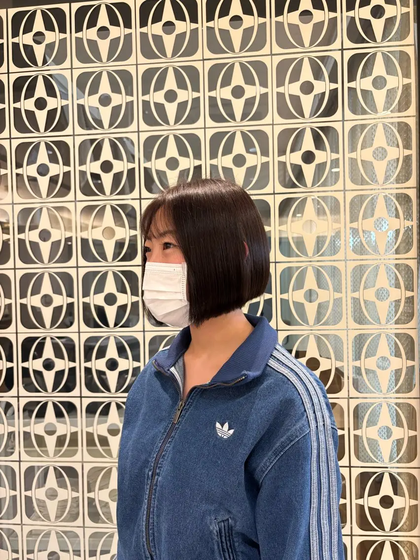ショート オオカメ ユヅキのヘアスタイル