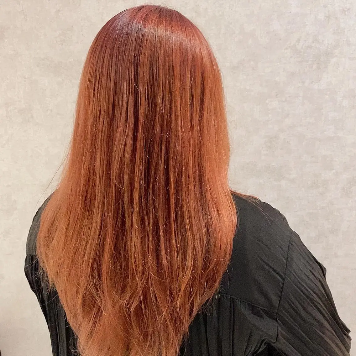 ロング 福岡縮毛矯正✨️ ストレート 向井和輝のヘアスタイル