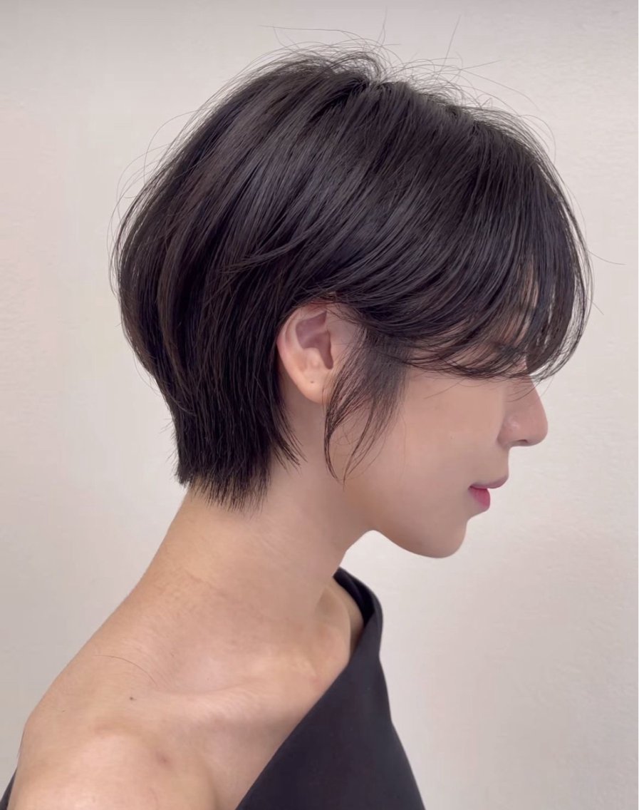 ショート カラー 無料募集/大人可愛い ショートカット 日向のヘアスタイル