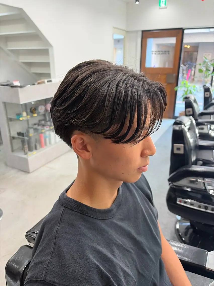 ショート パーマ ニュアンスパーマ カット パーマ 川﨑 大暉のヘアスタイル
