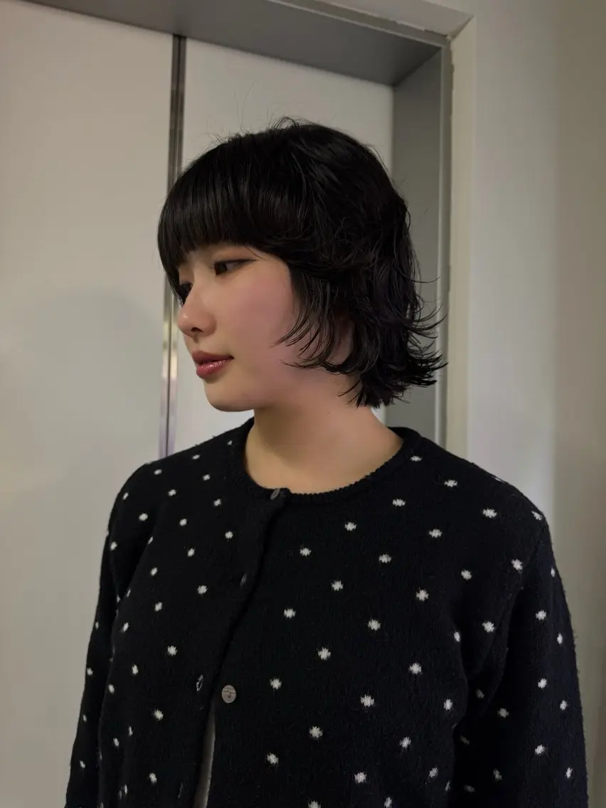 パーマ ボブ 透明感カラー🫧/ ゆうなのヘアスタイル
