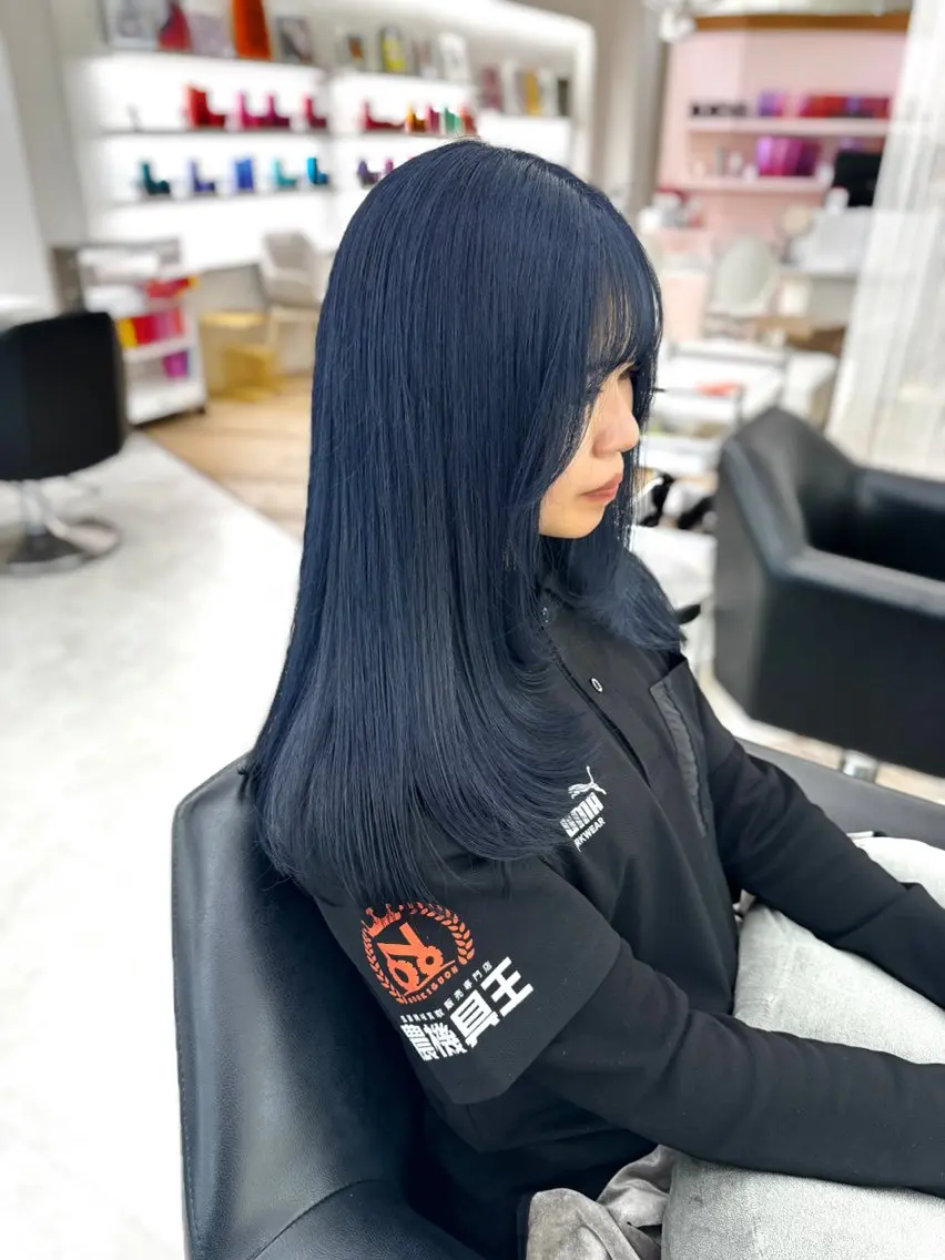 ロング カラー ヘアカラー ♡ParveMix NANO♡のヘアスタイル
