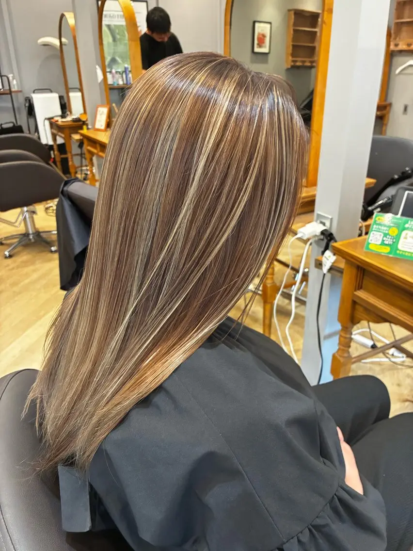 ロング カラー ヘアカラー 山際勇策 /岐阜美容師のヘアスタイル