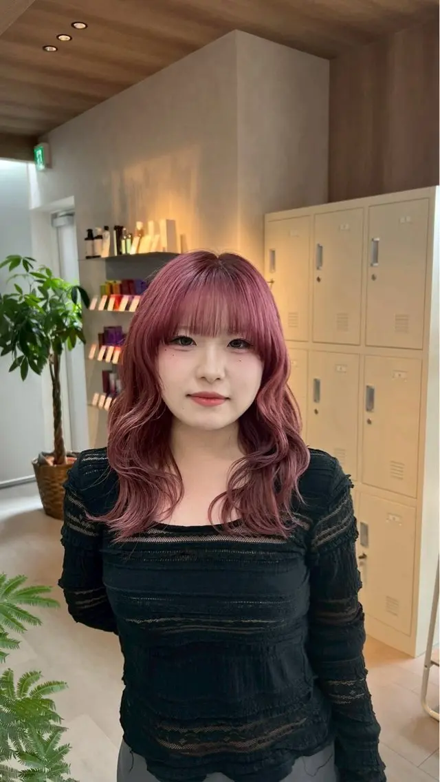 セミロング 顔周りカット 韓国風ヘア レイヤーカット カット ヘアカラー トリートメント ヘッドスパ モデル募集中 YUKAのヘアスタイル