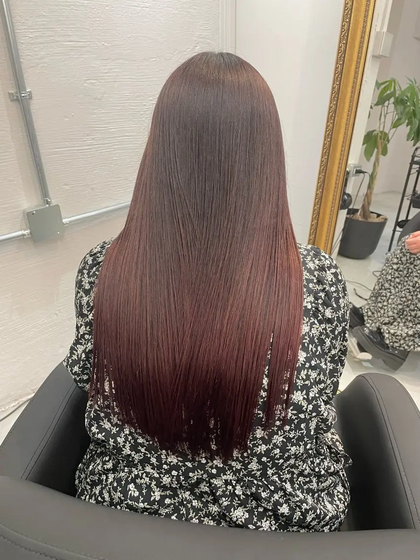 ロング カラー ヘアカラー トリートメント 艶髪/透明感カラー tawadaのヘアスタイル
