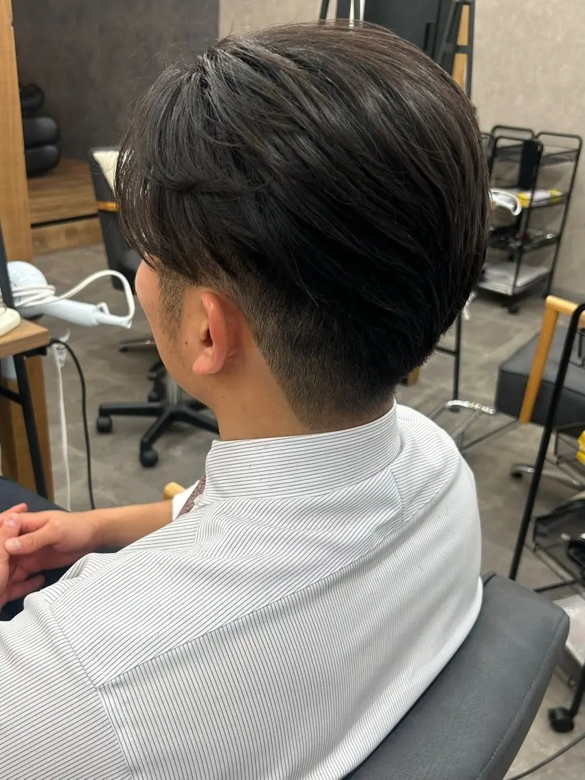 ショート カット momo🎀毛流れ パーマ/🚹限定のヘアスタイル