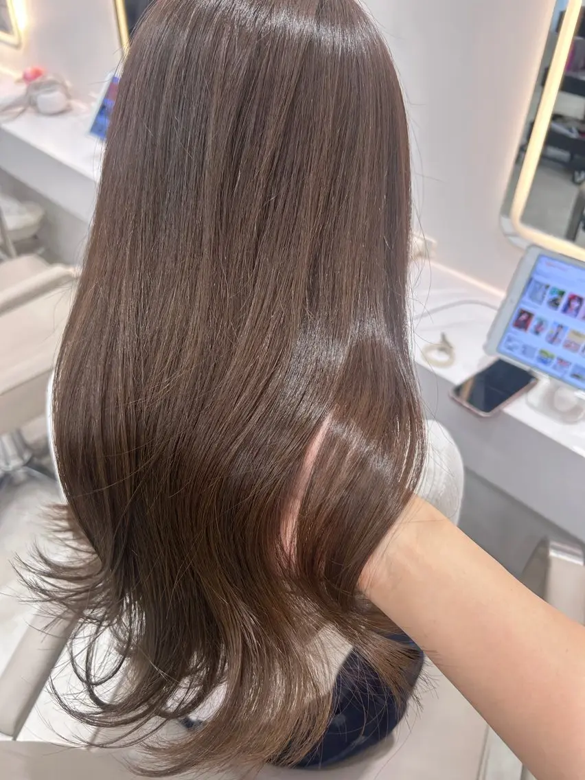 ロング カラー ヘアカラー トリートメント ダブルカラー髪質改善 /Annaのヘアスタイル