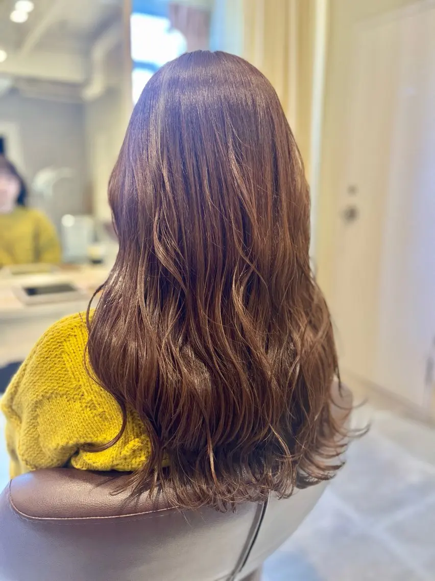 ロング カラー 髪質改善/縮毛矯正 seiyaのヘアスタイル