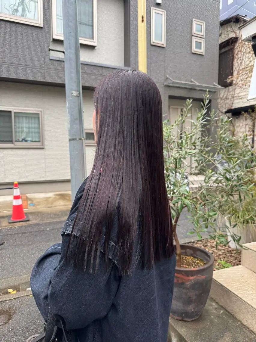 ロング カラー ブリーチ ケアカラー カット Lomalia 🤍🫧/makoのヘアスタイル