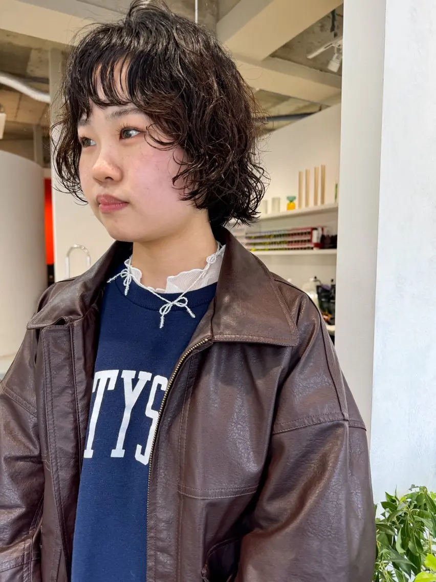 ショート パーマ カット パーマ トリートメント 可愛いパーマスタイル といえばISSEYのヘアスタイル