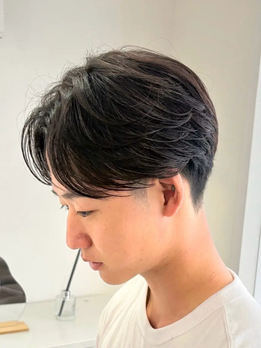 パーマ カット 縮毛矯正 トリートメント 濱口 健慎のヘアスタイル