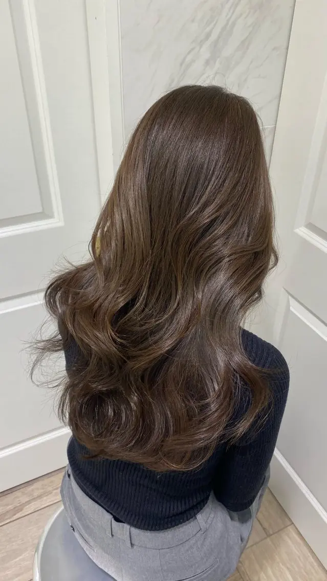 ヘアカラー トリートメント 透明感カラー‎🤍 ゆかこ🐈‍⬛のヘアスタイル