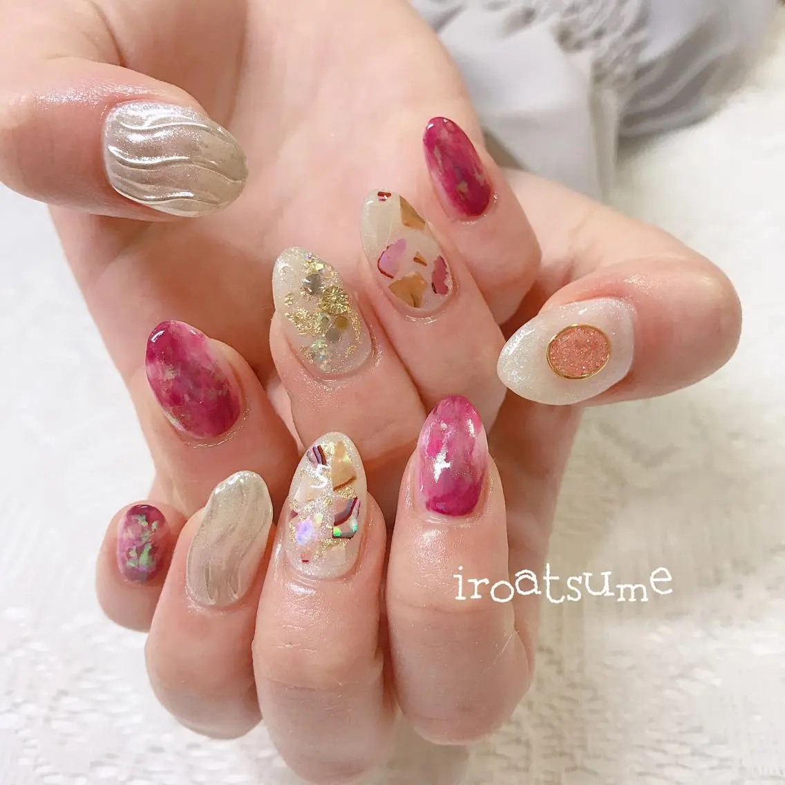 ネイル nail salon iroatsumeのネイルデザイン