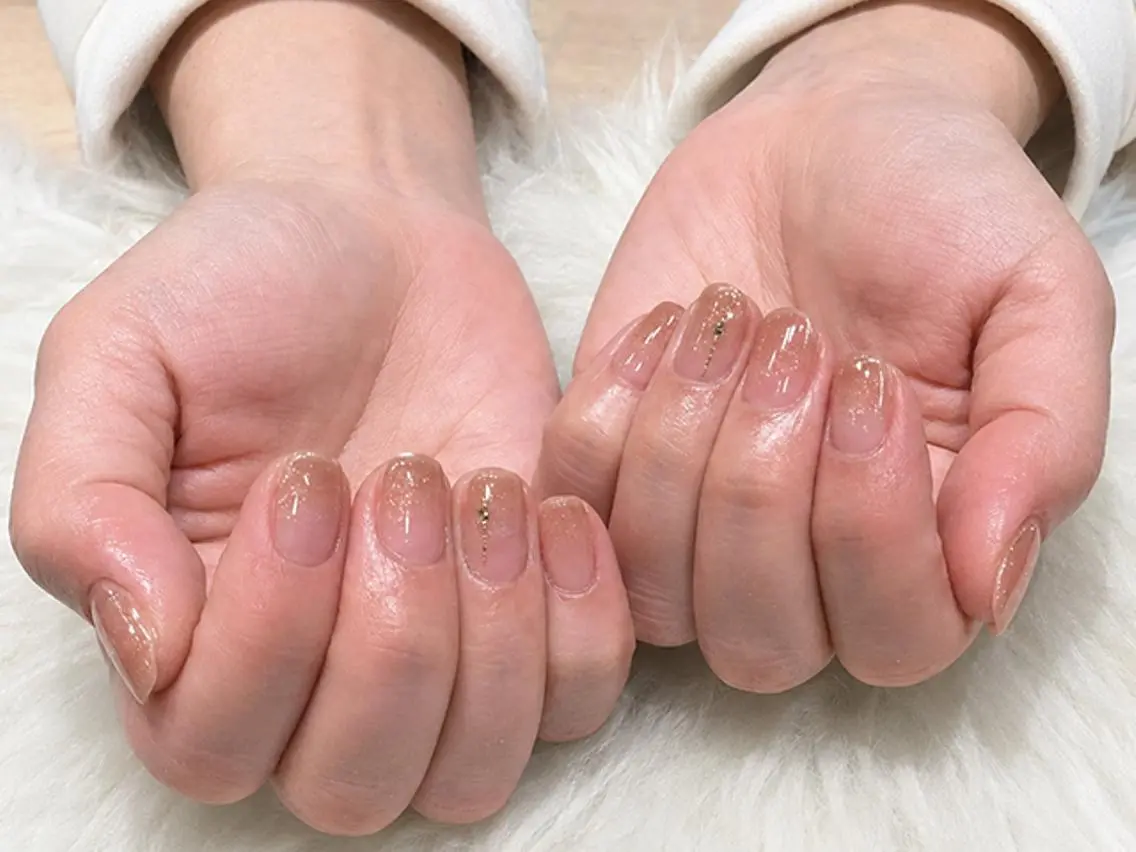 ネイル シンプルネイル ハンドネイル Kanai Harukaのネイルデザイン