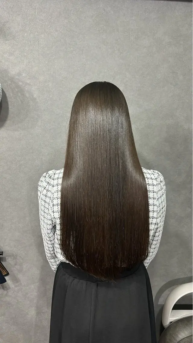 ロング 髪質改善 トリートメント カット トリートメント chouette シュエットのヘアスタイル