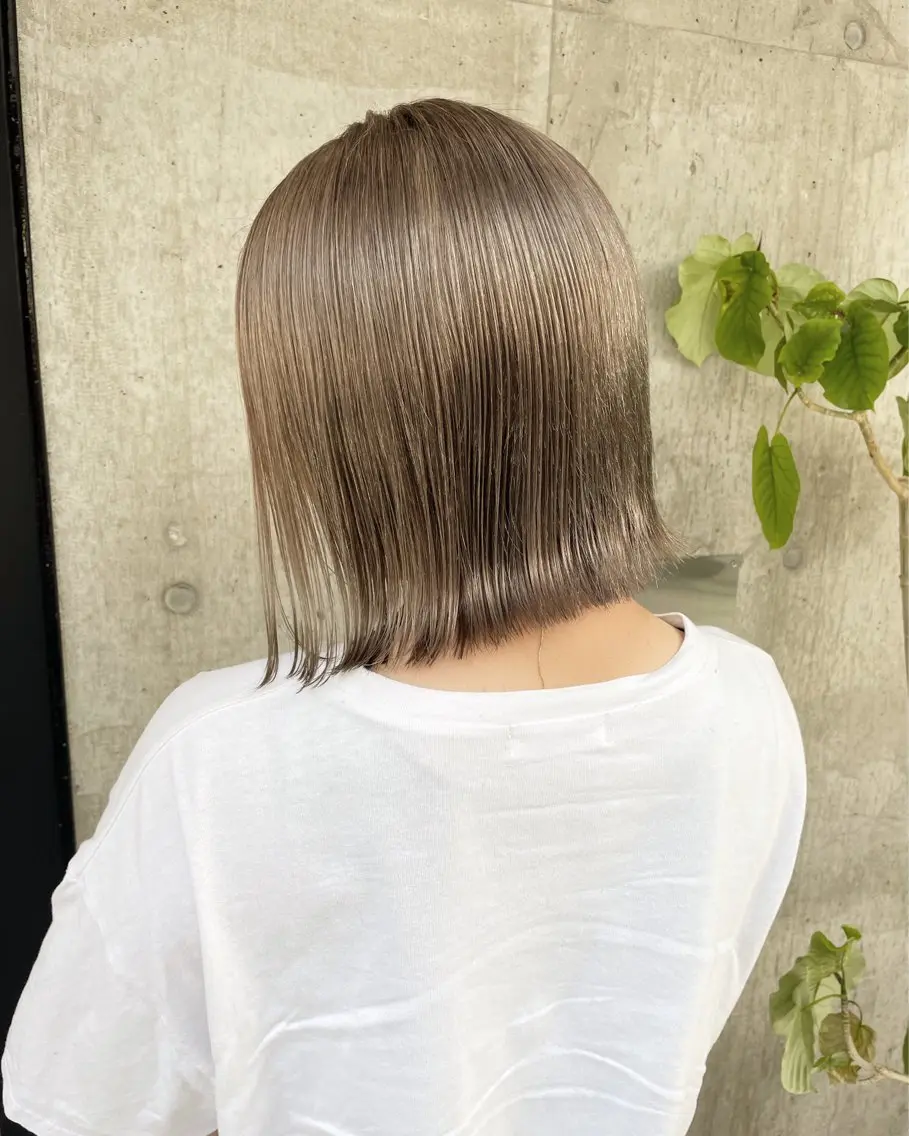 ミディアム カラー ヘアアレンジ カット ヘアカラー TATSUYA アートディレクターのヘアスタイル