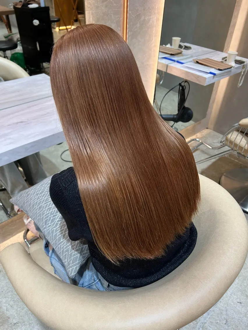 🪄匂い、ダメージ無し🌟【イノアカラー】＋1STEPトリートメントの写真